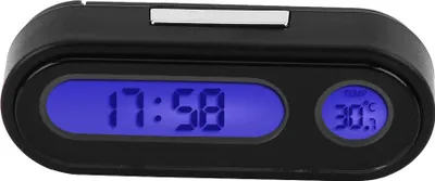 Immagine prodotto di Orologio elettronico, comodo termometro universale per auto squisito con retroilluminazione LED per auto