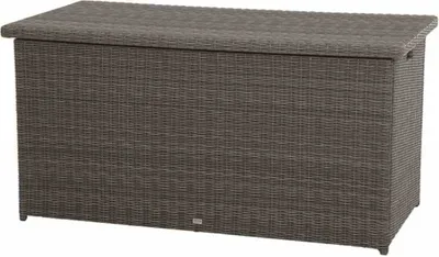 Produktbild von SIENA GARDEN Corido Kissenbox, charcoal-grey, Alu/Gardino®-Geflecht, 167x85x84,5 cm, inkl. Innentasche