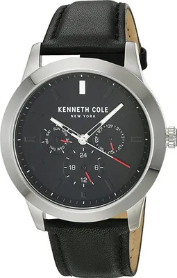 Produktbild von Kenneth Cole New York Herren-Armbanduhr Analog Quarz Leder KC15102001