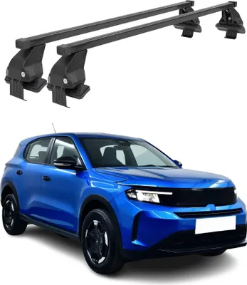 Obrázok produktu pre Menabo strešný nosič základný nosič pre Opel Frontera 2024-2025 75 kg čierna oceľ 2 diely