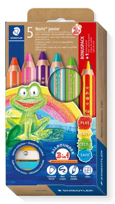 Obrázok produktu pre Staedtler 140 C6P2, Ružová, Zelená, svetlo modrá, Oranžová, Fialová, 5 kusov