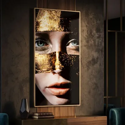 Obrázok produktu pre Lakovaný obraz na plátne s rámom 52x4x102 cm