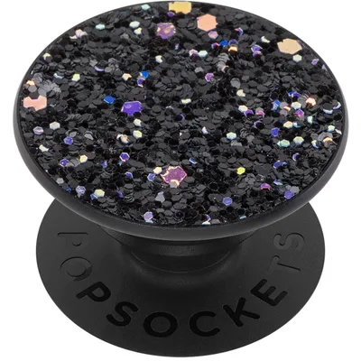 Produktbild von PopSockets Sparkle Black, E-Buchleser, Handy/Smartphone, Tablet/UMPC, Passive Halterung, Auto, Drinnen, Draußen, Mehrfarbig