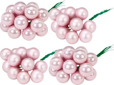 Produktbild von Weihnachtskugeln am Draht 2cm Glas 144 Stück - Lovely Magnolia