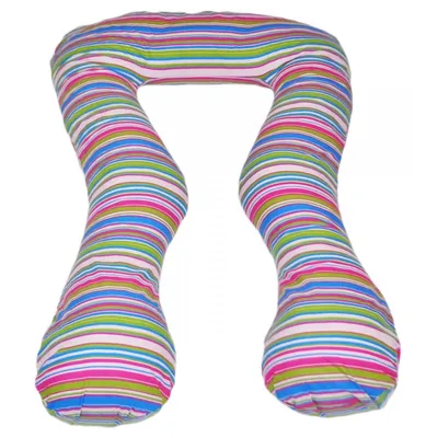 Image de Coussin multi-usages rayures de couleur 1