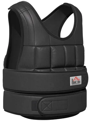 Produktbild von HOMCOM 30 kg Gewichtsweste mit 35 Gewichtssäcke Verstellbar Krafttraining Oxford