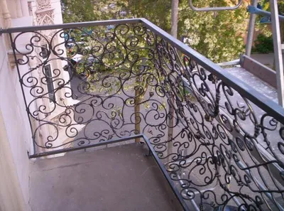 Produktbild von Klassische Stahl Treppe Schmiedeeisen Treppen Balkon Geländer Maßfertigung 139