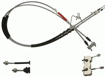 Produktbild von TRW Handbremsseil Seilzug Feststellbremse für FORD TRANSIT CONNECT (P65, P70, P80) GCH556