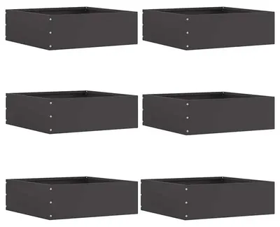 Productafbeelding van Randafwerking, weerbestendig staal, minimalistisch design, 40 x 40 x 13 cm
