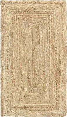 Produktbild von Famanu Juteteppich Natürliches Design - 110x60cm