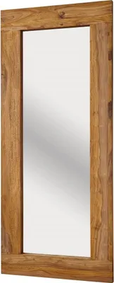 Image de MASSIVMOEBEL24 | Miroir vertical 185x80cm - Bois de Sheesham/Palissandre huilé (Marron) - NATURE BROWN #842