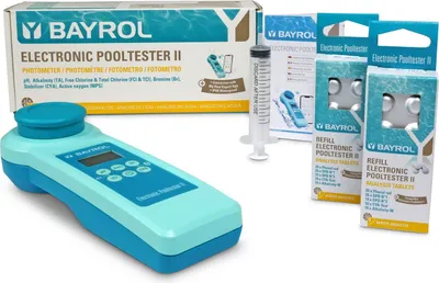 Produktbild von SET> BAYROL Elektronischer Pooltester II + Refill-Pack