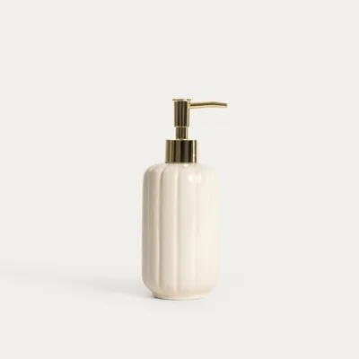 Zdjęcie produktu dla HOMLA Dozownik MELIDA ceramiczny 7,5x7,5x18,5 cm