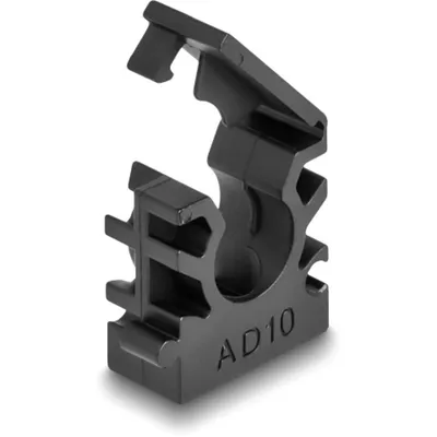 Produktbild von DELOCK Kabelschlauchhalter Verschlussclip 10mm 8Stk Schwarz