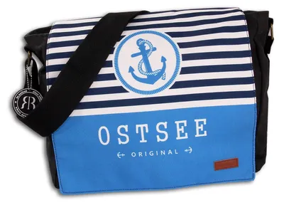 Produktbild von Robin Ruth Tasche Umhängetasche schwarz hellblau OTG5110B