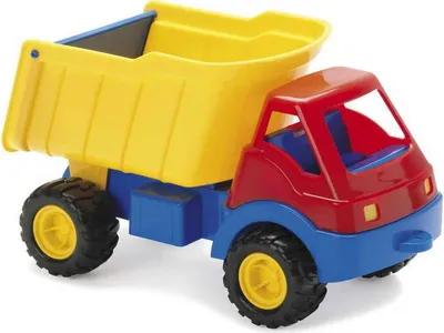 Immagine prodotto di Camion ribaltabile giocattolo Dantoy con ruote in gomma - robusto e colorato