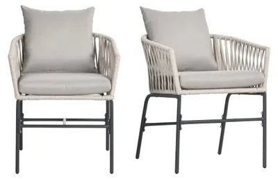 Immagine prodotto di Set da patio Stoelens - Sedie da giardino - Sedie da balcone - Sedie da terrazza - Sedie da esterno - Beige
