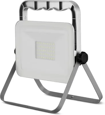 Produktbild von REV MIRANO LED Strahler Arbeitslampe IP65 klappbar Baustrahler 30W silber