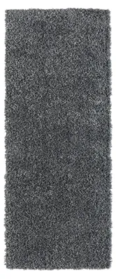 Obrázek produktu pro Koberec MY-RUG, koberec s vysokým vlasem Shaggy Star, 200x80, tmavě šedý, mírně lesklý, extra nadýchaný, běhoun
