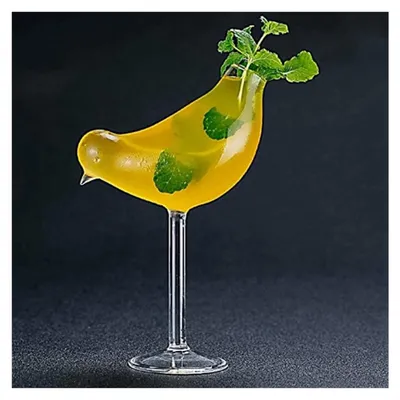 Image de Ensemble de carafe à vin et de verres à cocktails en verre borosilicaté