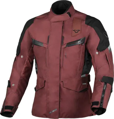 Produktbild von Macna Zastra wasserdichte Damen Motorrad Textiljacke, dunkelrot, 2XL