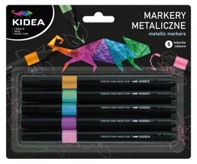 Image de Marqueur métallique 5 couleurs Kidea