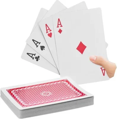 Zdjęcie produktu dla Karty do pokera Jumbo 54 karty
