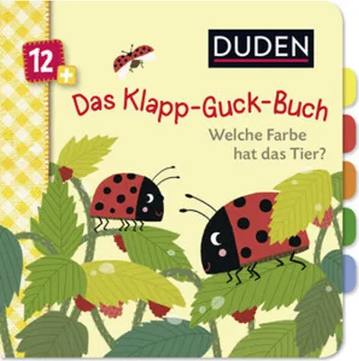 Produktbild von Duden 12+: Das Klapp-Guck-Buch: Welche Farbe hat das Tier?