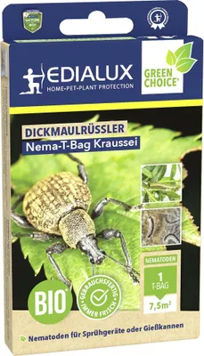 Produktbild von Edialux Nematoden T-Bag Kraussei gegen Dickmaulrüssler 7,5 m²
