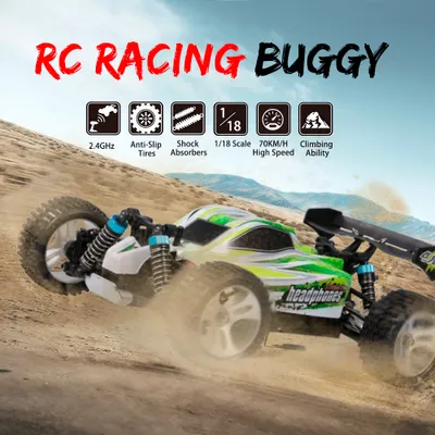 Produktbild von WLtoys A959-B 1:18 RC Auto 4WD 2.4GHz Off Road RC Trucks 70KM / H Hochgeschwindigkeitsfahrzeug RC Rennwagen fuer Kinder Erwachsene
