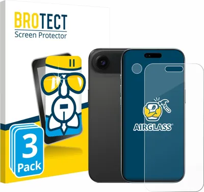 Produktbild von 3x BROTECT Schutzglas für Apple iPhone Air (Display+Kamera) Schutzfolie Panzer Folie Glas Display Schutz klar