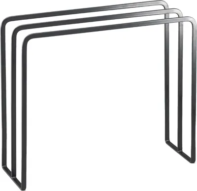 Immagine prodotto di Porta strofinacci - Porta asciugamani - Organizzazione per la cucina - Design salvaspazio - 30 x 10 x 25 cm - Nero