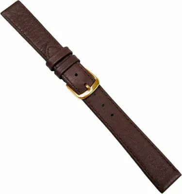 Produktbild von Herzog Uhrenarmband | Hirschleder Dunkelbraun Handgenäht 20683G, Stegbreite:20mm