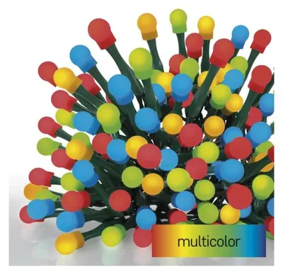 Immagine prodotto di EMOS Catena LED per esterni - perline 8 m, multicolore, timer D5AM02
