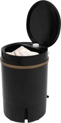 Productafbeelding van Mini Wasmachine - Draagbare Wasmachine - Kleine Wasjes - Met Centrifuge - 2.5 Liter - Zwart