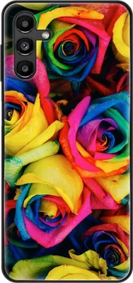Produktbild von König Design Hülle kompatibel mit Samsung Galaxy A13 5G Kunststoff Soft Handyhülle - Handy Case Bunte Rosen