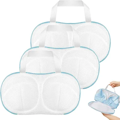 3er-Set BH-Waschnetz 34x20 cm, Waschbeutel für Waschmaschine