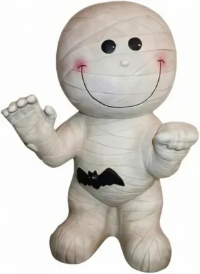 Produktbild von Predolo Mumienfigur, niedliche Mumiendeko mit Fledermausmotiv