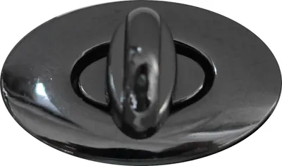 Produktbild von Set Metall Mappenverschluss Drehverschluss Mappe 27x30mm oval, Deine Farbwahl, Farbe:anthrazit