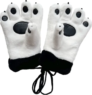 Produktbild von 1 Paar süße Bärentatzen-Handschuhe, superweich, ultradick, verschleißfest, kältebeständig, warme Winterhandschuhe für Damen