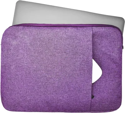 Image de Housse en néoprène souple pour ordinateur portable, 13 pouces, couleur violette, conçue pour la protection