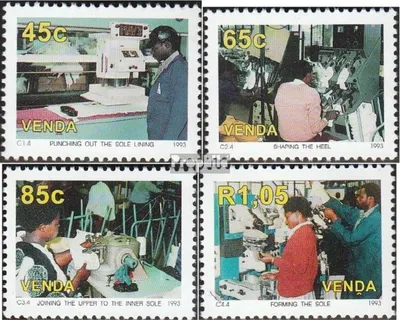 Produktbild von Briefmarken Südafrika - Venda 1981 Mi 258-261 (kompl.Ausg.) postfrisch Schuhindustrie
