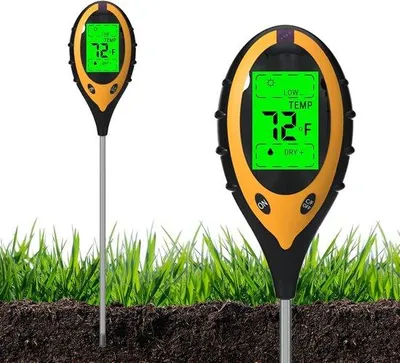 Obrázek produktu pro 4 v 1 digitální tester půdy – měřič pH a vlhkosti