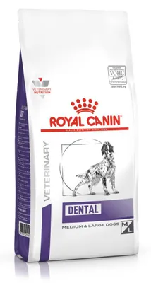 Produktbild von Royal Canin Veterinary VHN Dog Dental Medium/Large 6kg Trockenfutter für mittelgroße und große Hunde für gesunde Zähne
