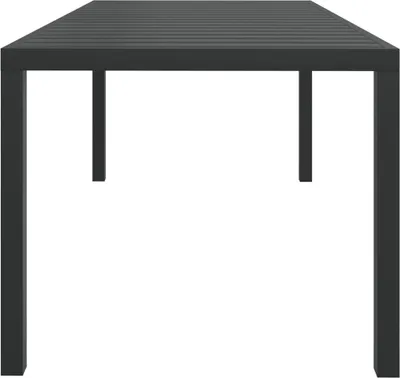 Produktbild von "Winterschlussverkauf "Esstisch/Outdoor Tisch - Gartentisch - moderne Design - Balkontisch - Schwarz 185x90x74 cm Aluminium und WPC NeuMöbel 5907967