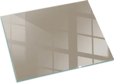 Imagen del producto de Color marrón – Placa de cristal para – estufa de leña – Placa de cristal para chimenea – Cristal protector – Placa de protección contra chispas – Placa de cristal resistente al fuego – Placa de protección térmica – Protección para el suelo de cristal – 80x60 cm