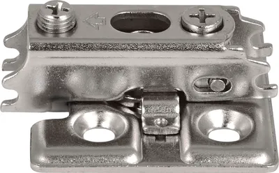 Image de Plaque de montage en croix LAMP® J95, vis, distance 0 mm, nickelé