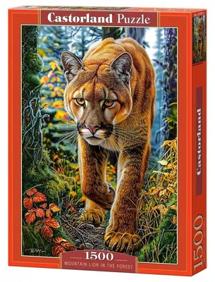 Zdjęcie produktu dla Puzzle Castorland 1500 elementów - Górski Lew w Lesie