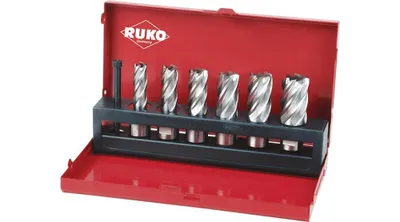 Produktbild von RUKO 108820 Tap drill bit set 7-piece 12 mm, 14 mm, 16 mm, 18 mm, 20 mm, 22 mm 1 Set