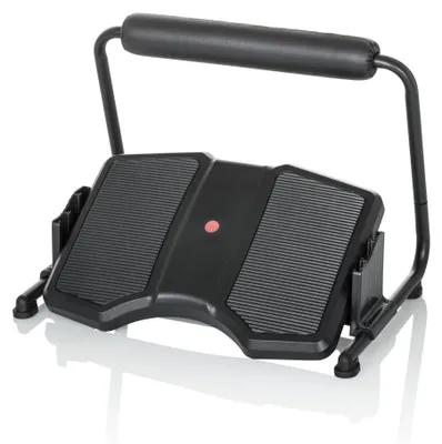 Obrázok produktu pre hjh OFFICE podnožka pre kanceláriu, stolová podnožka PODI F ergonomická, nastaviteľná, protišmyková